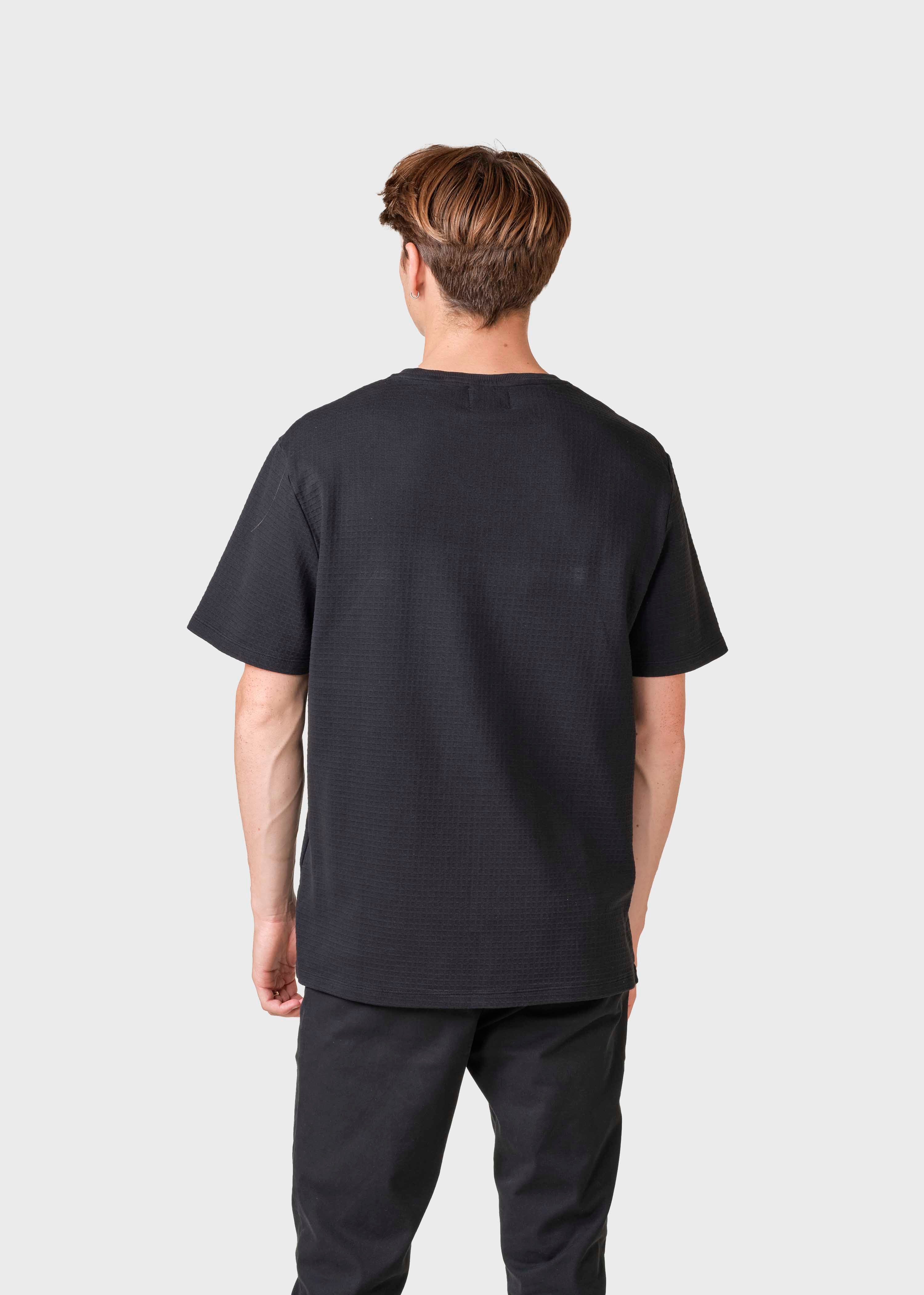 Mens boxy structure tee - Black – klitmollercollective.de