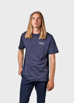 Klitmøller Collective ApS Mens small logo tee OCS T-Shirts Navy
