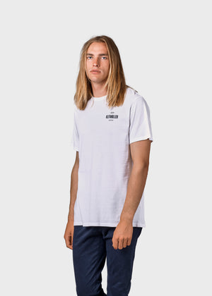 Klitmøller Collective ApS Mens small logo tee OCS T-Shirts White