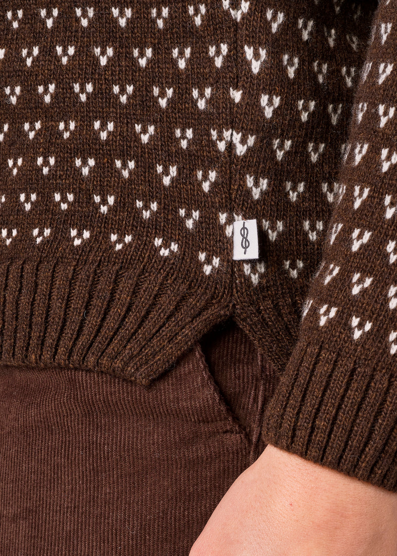 Klitmøller Collective ApS Mika knit Knitted sweaters Earth/cream