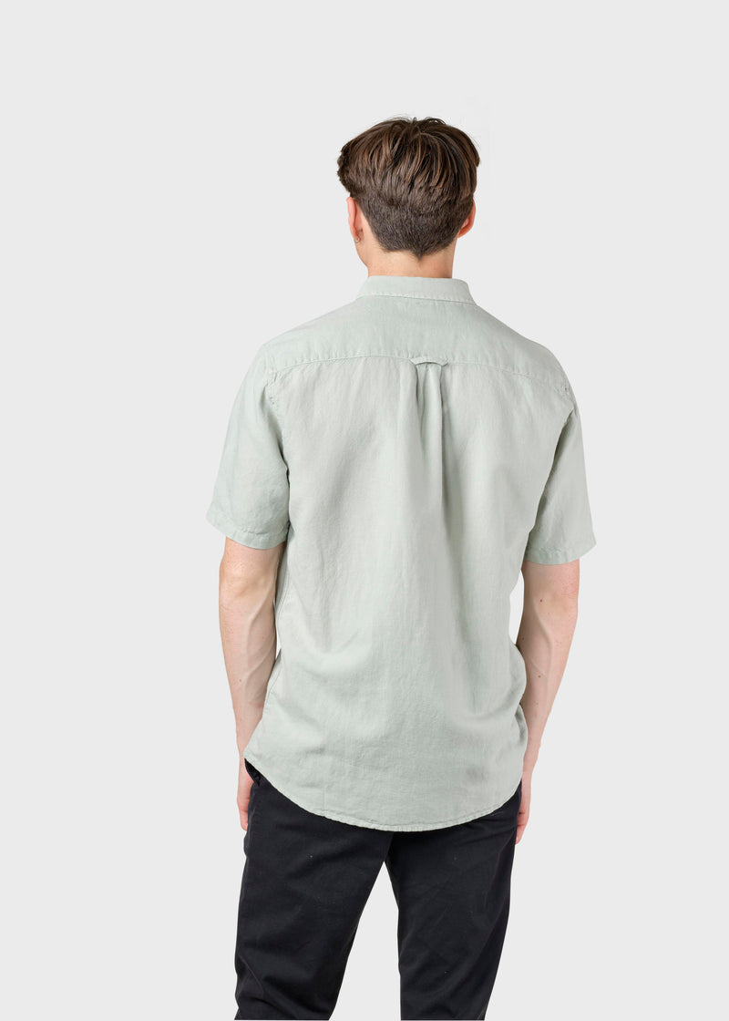 Klitmøller Collective ApS Mikkel linen shirt Shirts Sage