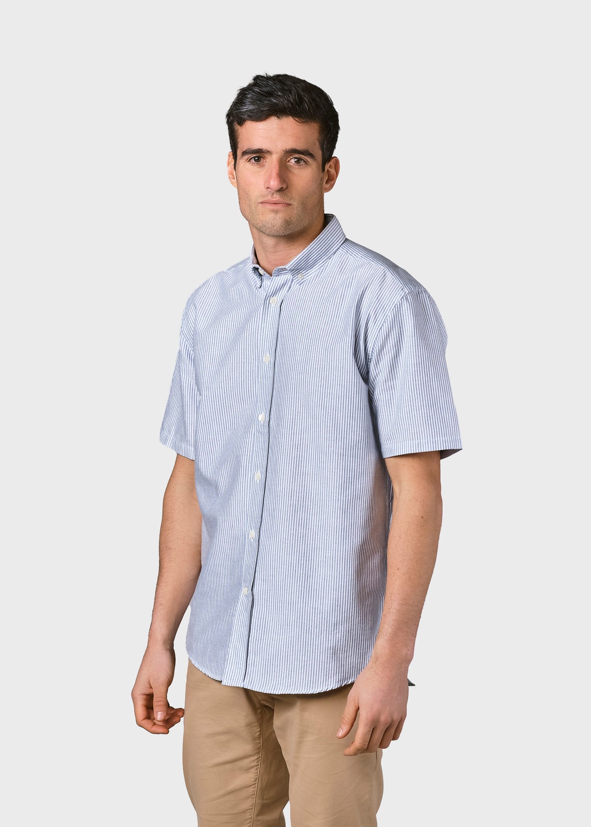 Klitmøller Collective ApS Mikkel striped shirt Shirts White/navy