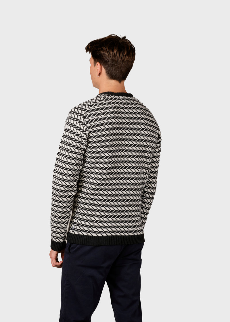 Klitmøller Collective ApS Milas knit Knitted sweaters Olive/cream