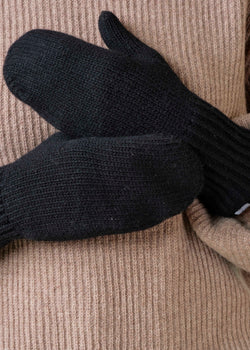 Klitmøller Collective ApS Mittens knit  Accessories Black