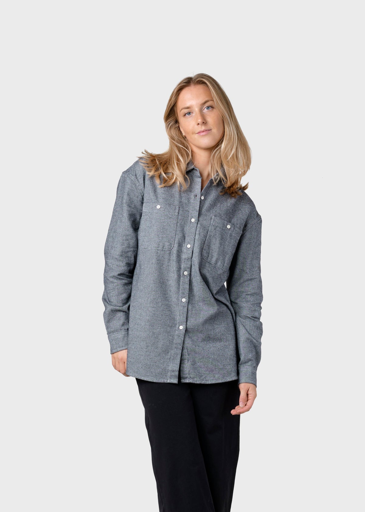 Klitmøller Collective ApS Mynthe lumber shirt  Shirts Light grey