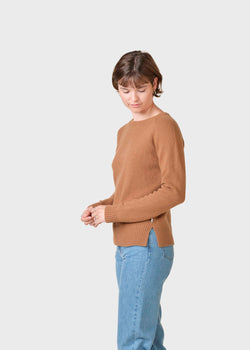 Klitmøller Collective ApS Nina knit Knitted sweaters Camel