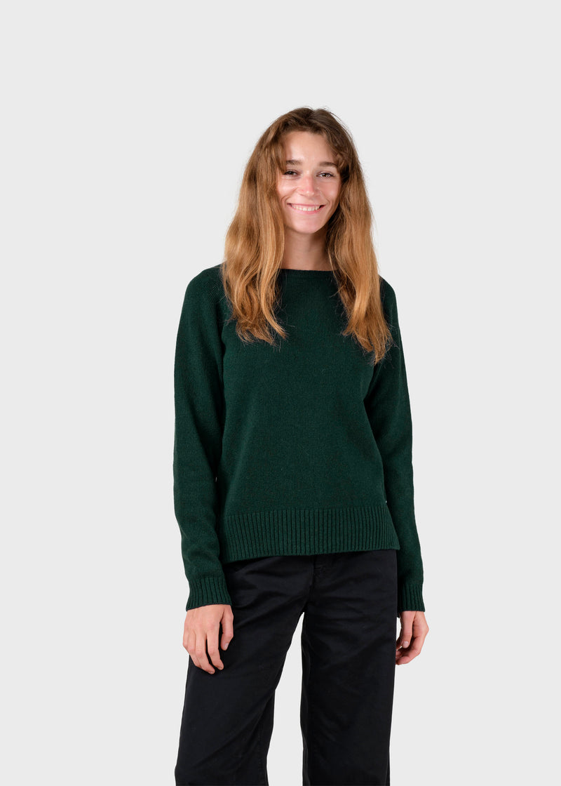 Klitmøller Collective ApS Nina knit Knitted sweaters Moss Green