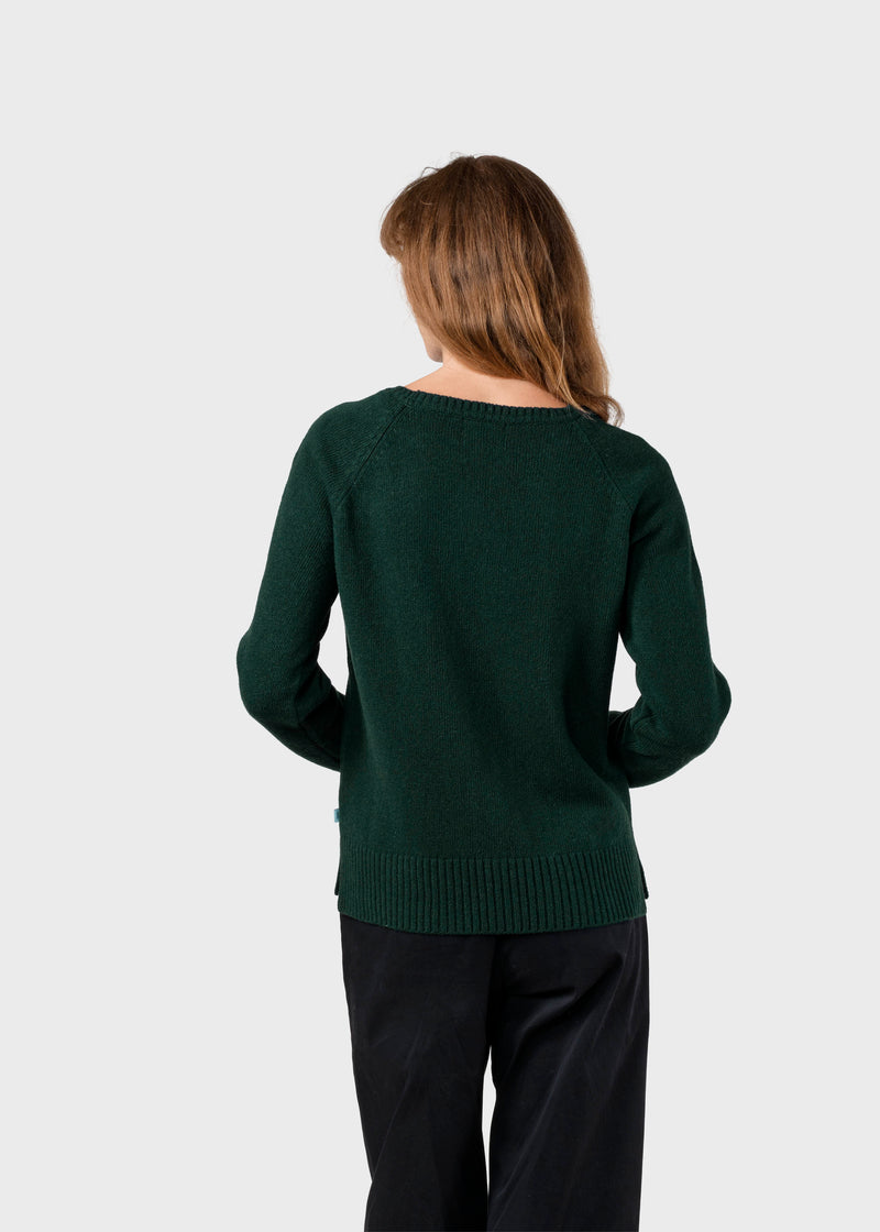 Klitmøller Collective ApS Nina knit Knitted sweaters Moss Green
