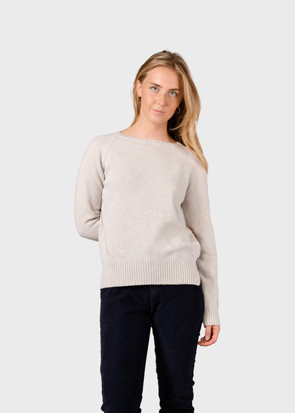 Klitmøller Collective ApS Nina knit Knitted sweaters Pastel grey