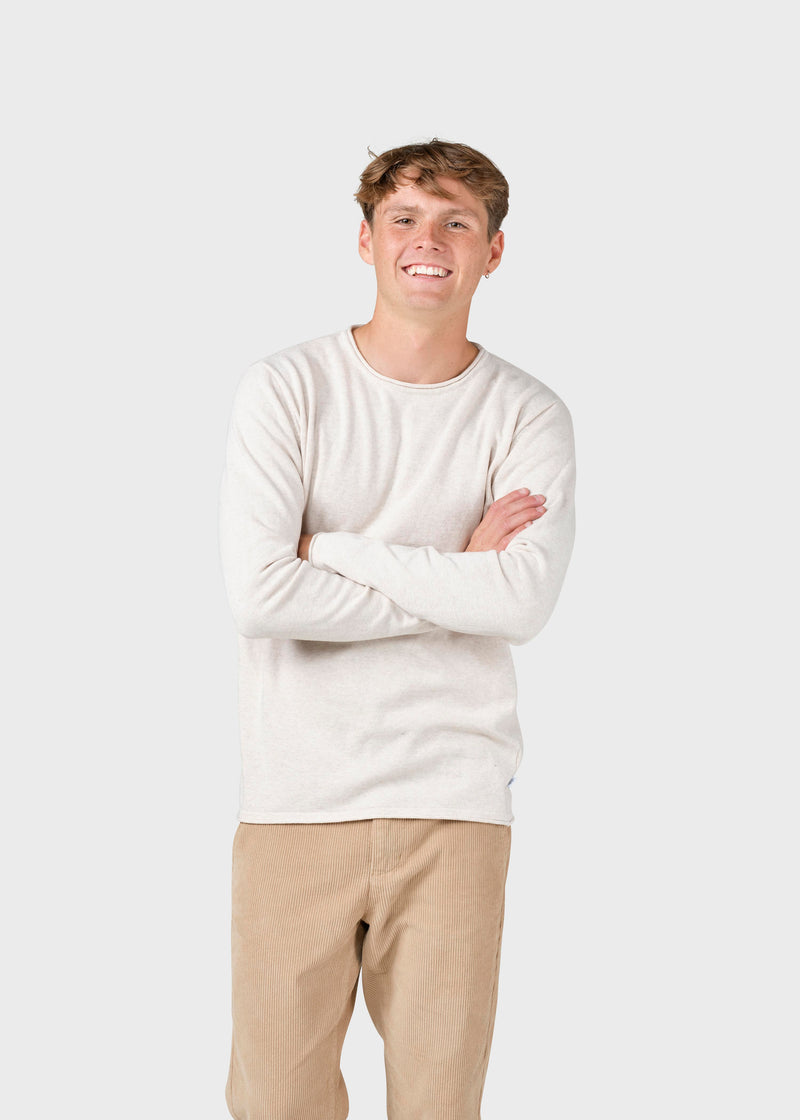 Klitmøller Collective ApS Noah knit Knitted sweaters Pastel sand