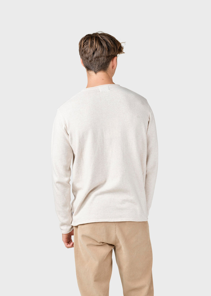 Klitmøller Collective ApS Noah knit Knitted sweaters Pastel sand