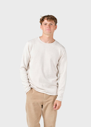 Klitmøller Collective ApS Noah knit Knitted sweaters Pastel sand