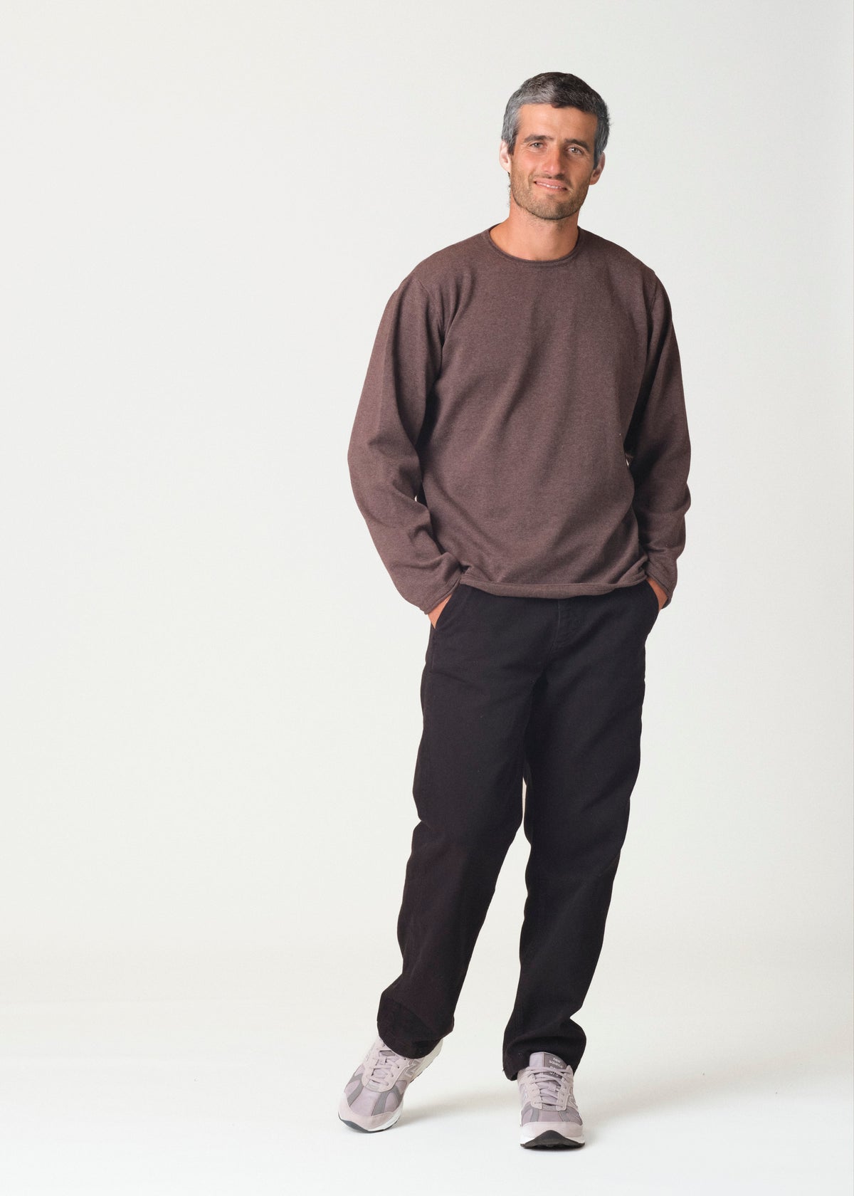Klitmøller Collective ApS Noah knit Knitted sweaters Taupe