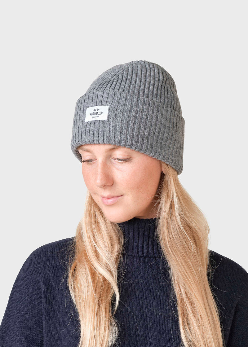 Klitmøller Collective ApS North beanie  Beanies Light grey