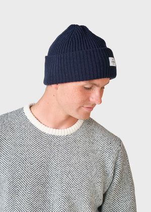 Klitmøller Collective ApS North beanie  Beanies Navy