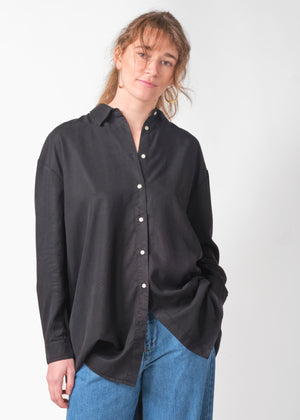 Klitmøller Collective ApS Ofelia lyocell shirt  Shirts Black