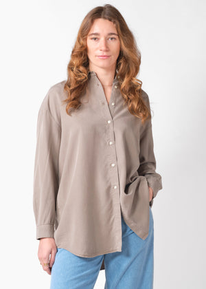 Klitmøller Collective ApS Ofelia lyocell shirt  Shirts Cashew