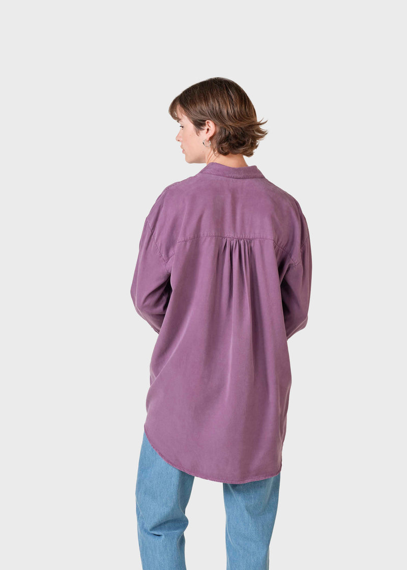 Klitmøller Collective ApS Ofelia lyocell shirt  Shirts Dark berry