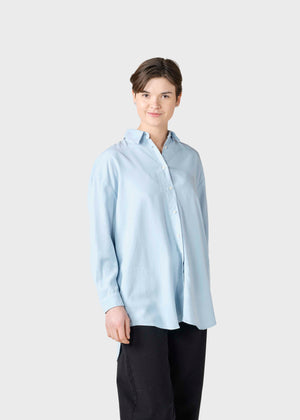 Klitmøller Collective ApS Ofelia lyocell shirt  Shirts Light blue