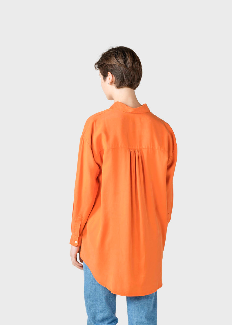 Klitmøller Collective ApS Ofelia lyocell shirt  Shirts Mandarin
