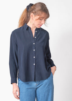 Klitmøller Collective ApS Ofelia short shirt  Shirts Navy