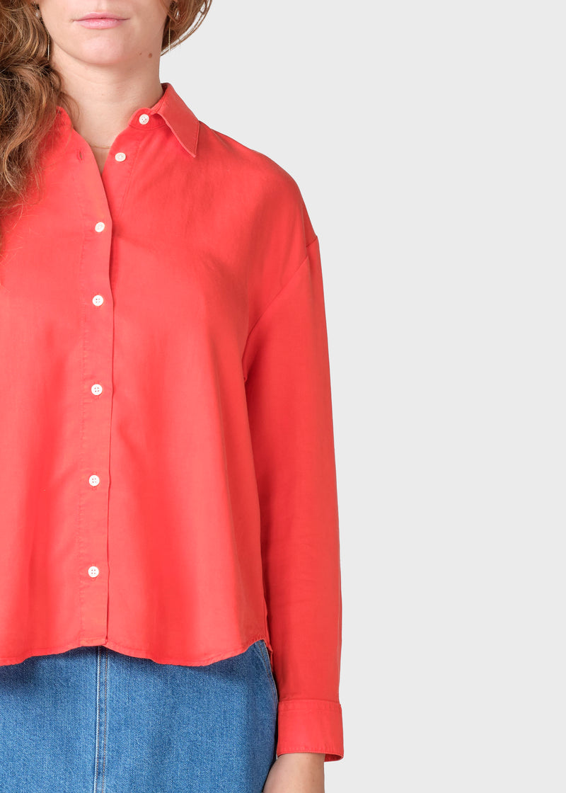 Klitmøller Collective ApS Ofelia short shirt  Shirts Red