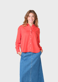 Klitmøller Collective ApS Ofelia short shirt  Shirts Red