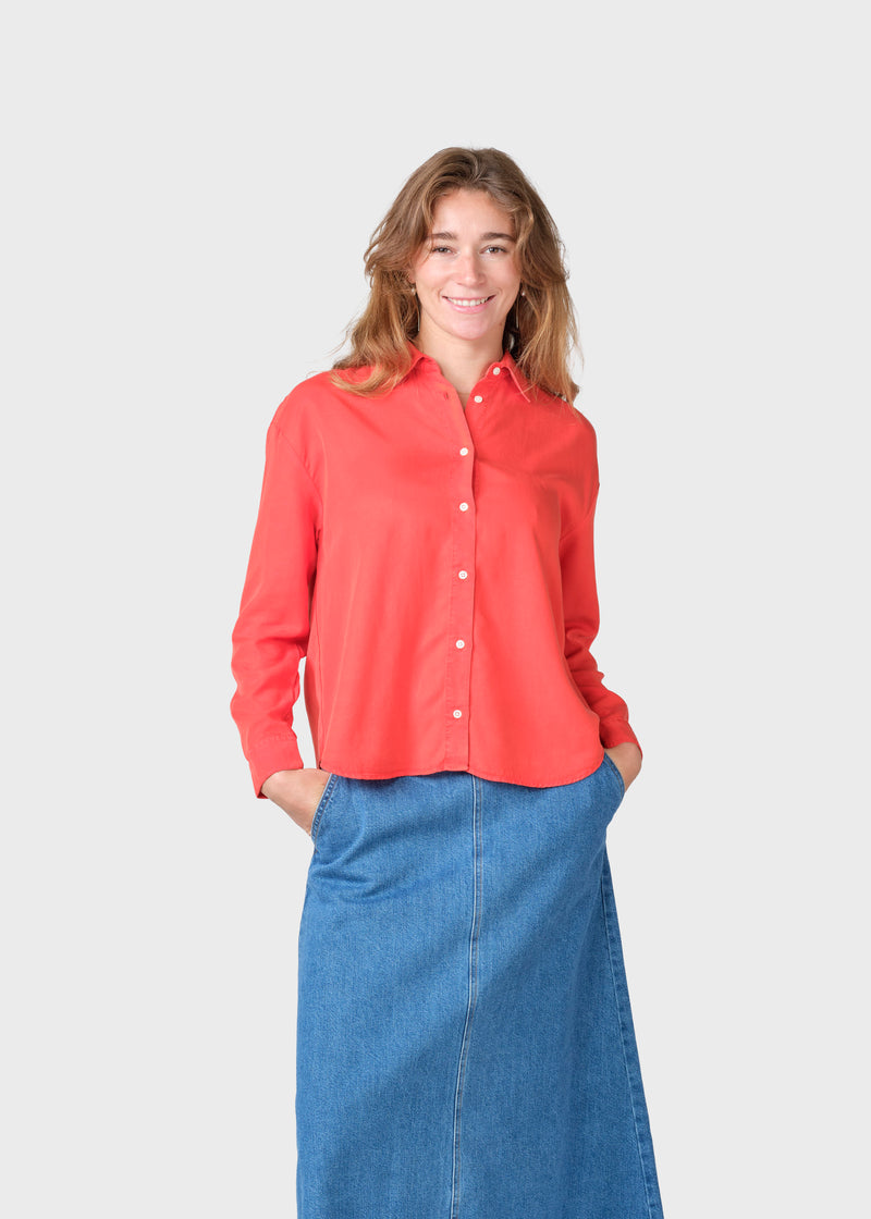 Klitmøller Collective ApS Ofelia short shirt  Shirts Red