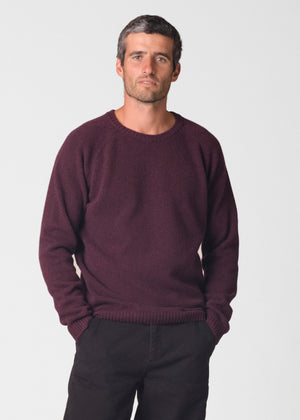 Klitmøller Collective ApS Ole knit Knitted sweaters Burgundy