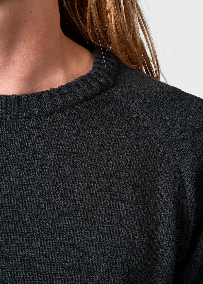 Klitmøller Collective ApS Ole knit Knitted sweaters Olive