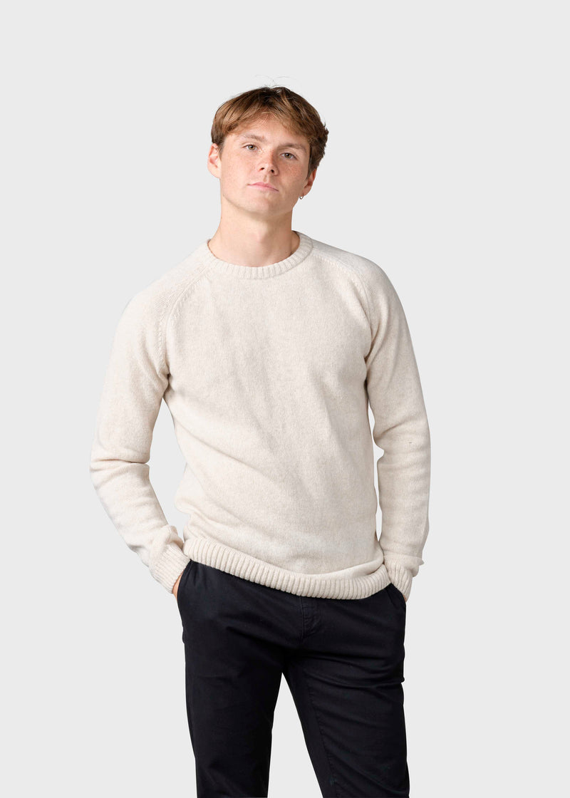 Klitmøller Collective ApS Ole knit Knitted sweaters Pastel sand
