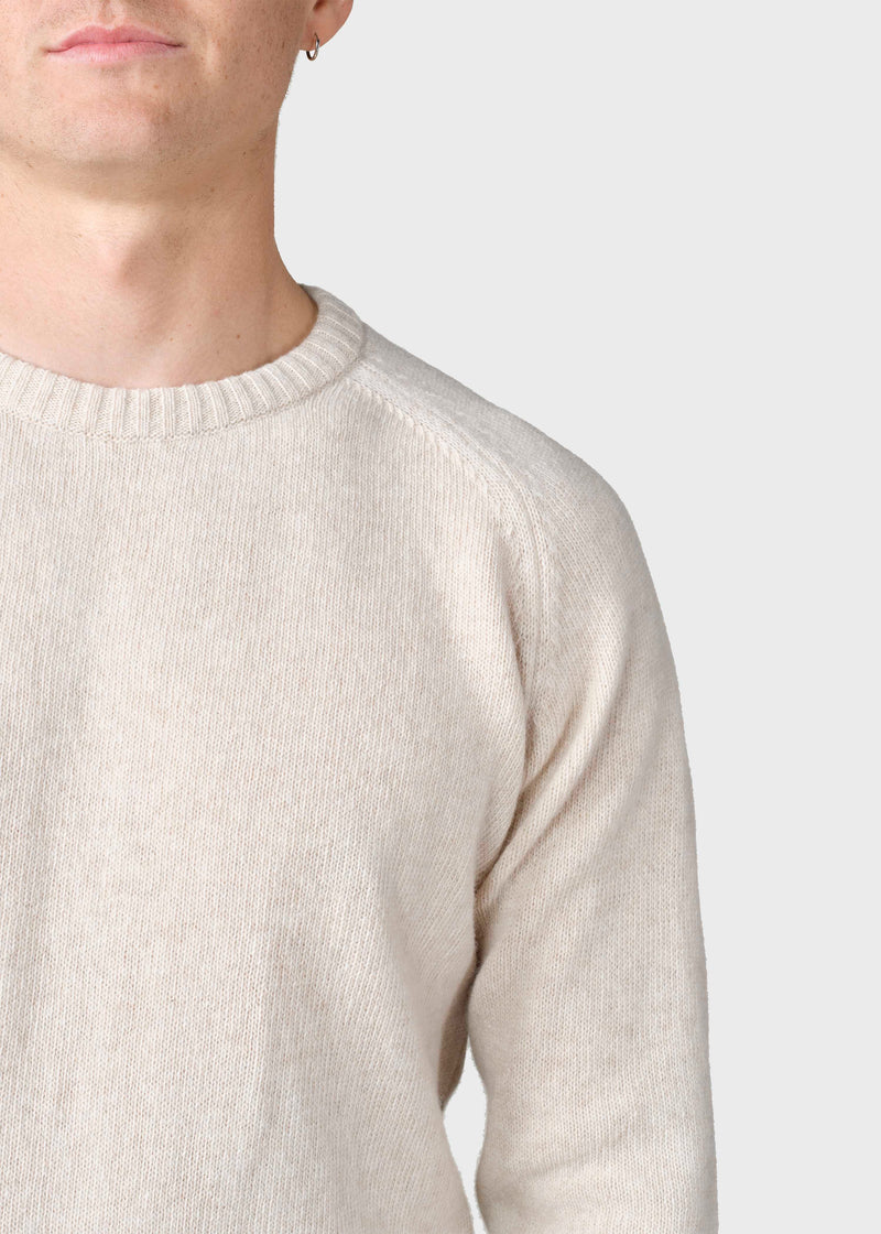 Klitmøller Collective ApS Ole knit Knitted sweaters Pastel sand