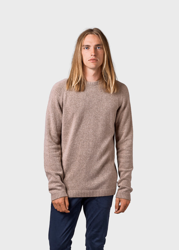Klitmøller Collective ApS Ole knit Knitted sweaters Sand
