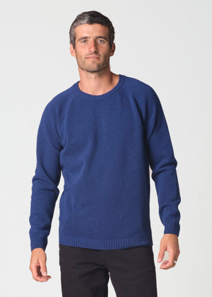 Klitmøller Collective ApS Ole knit Knitted sweaters Surf blue