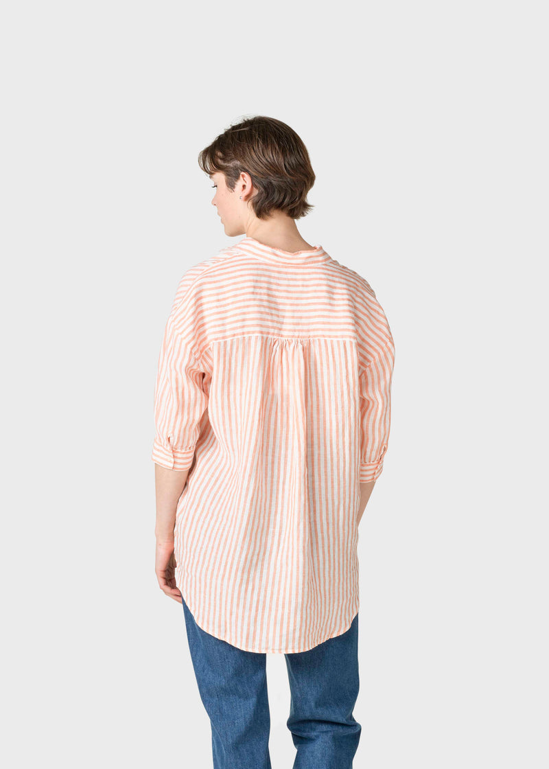 Klitmøller Collective ApS Oline linen shirt  Shirts Cream/mandarin