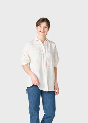 Klitmøller Collective ApS Oline linen shirt  Shirts Cream/sand