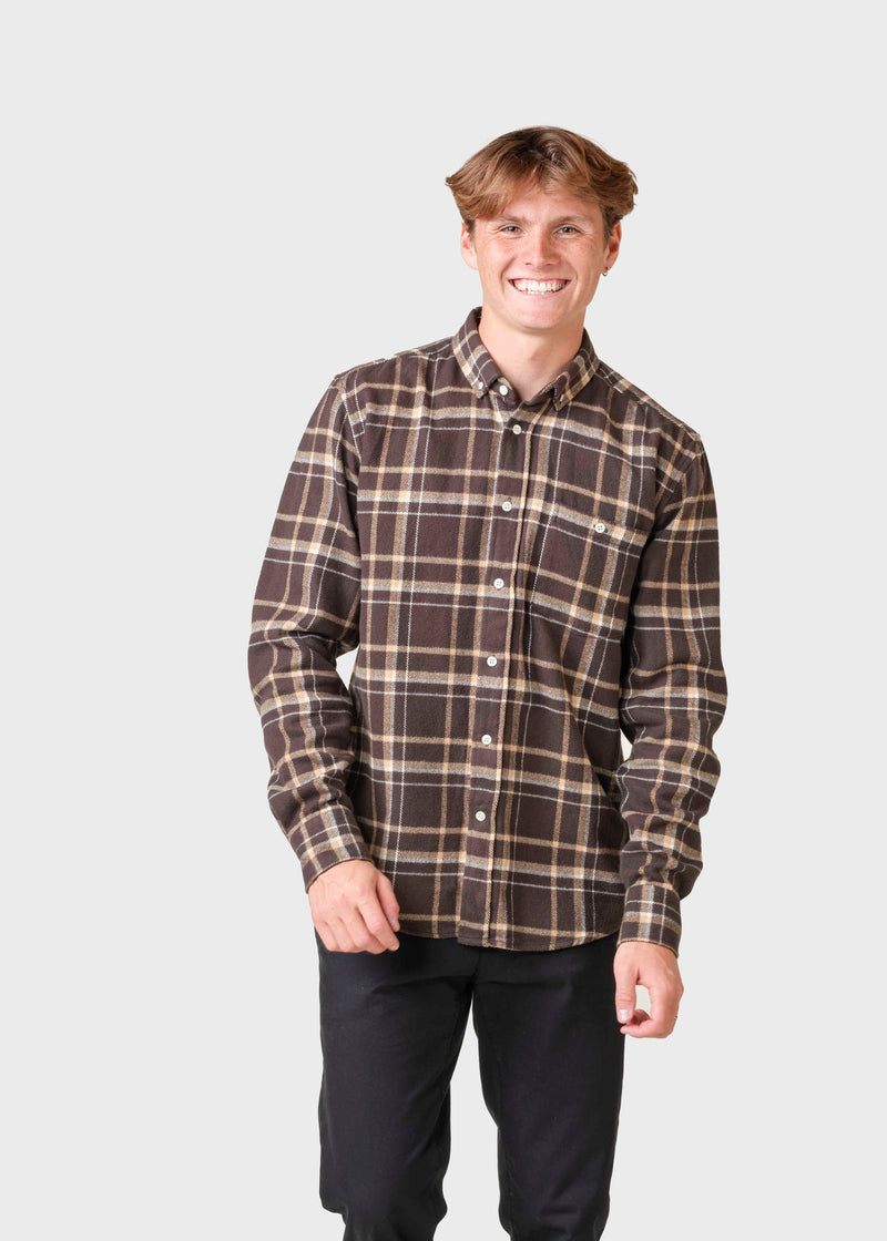 Klitmøller Collective ApS Pedro shirt Shirts Brown tones