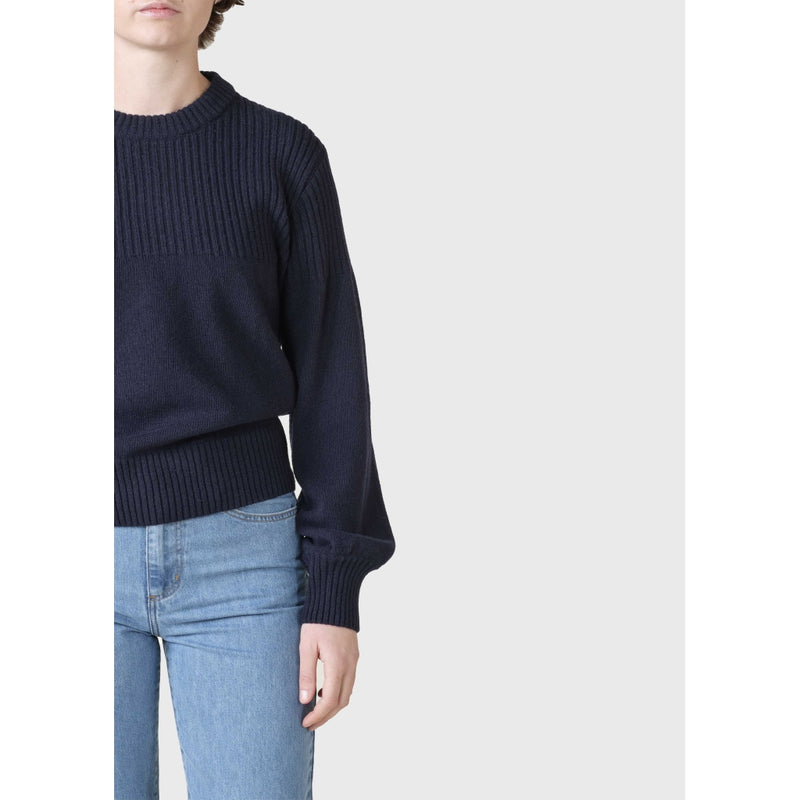 Klitmøller Collective ApS Rachel knit  Knitted sweaters Navy