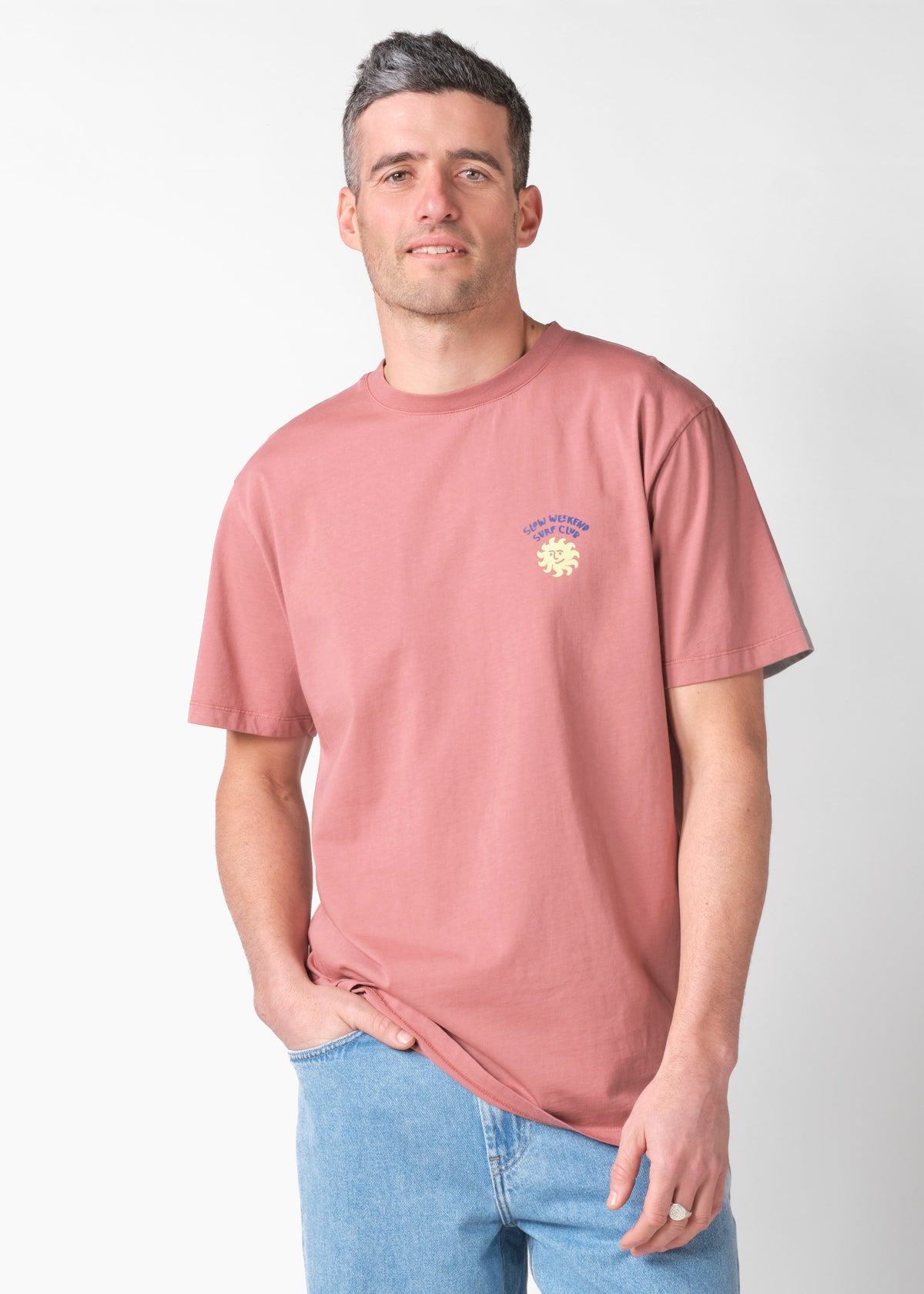 Klitmøller Collective ApS Rainer tee OCS T-Shirts Faded rose
