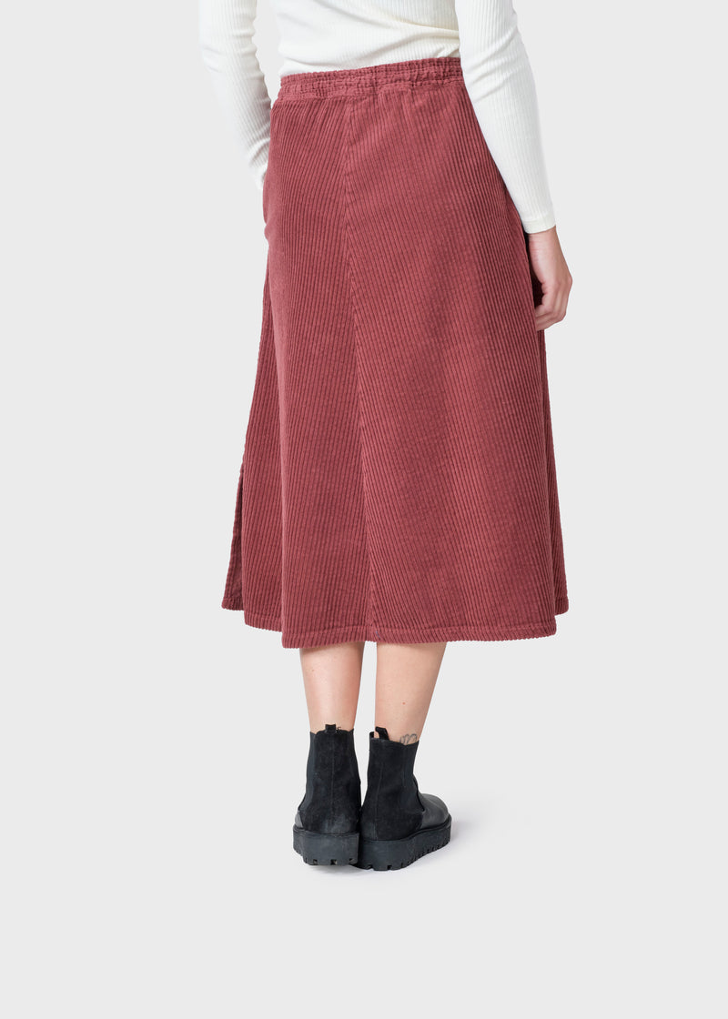 Klitmøller Collective ApS Ramona cord skirt  Skirts Burgundy