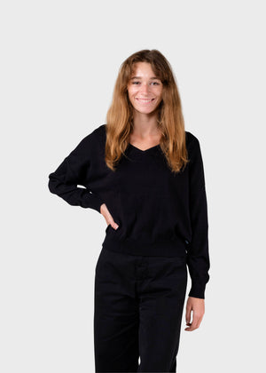 Klitmøller Collective ApS Randi knit Knitted sweaters Black