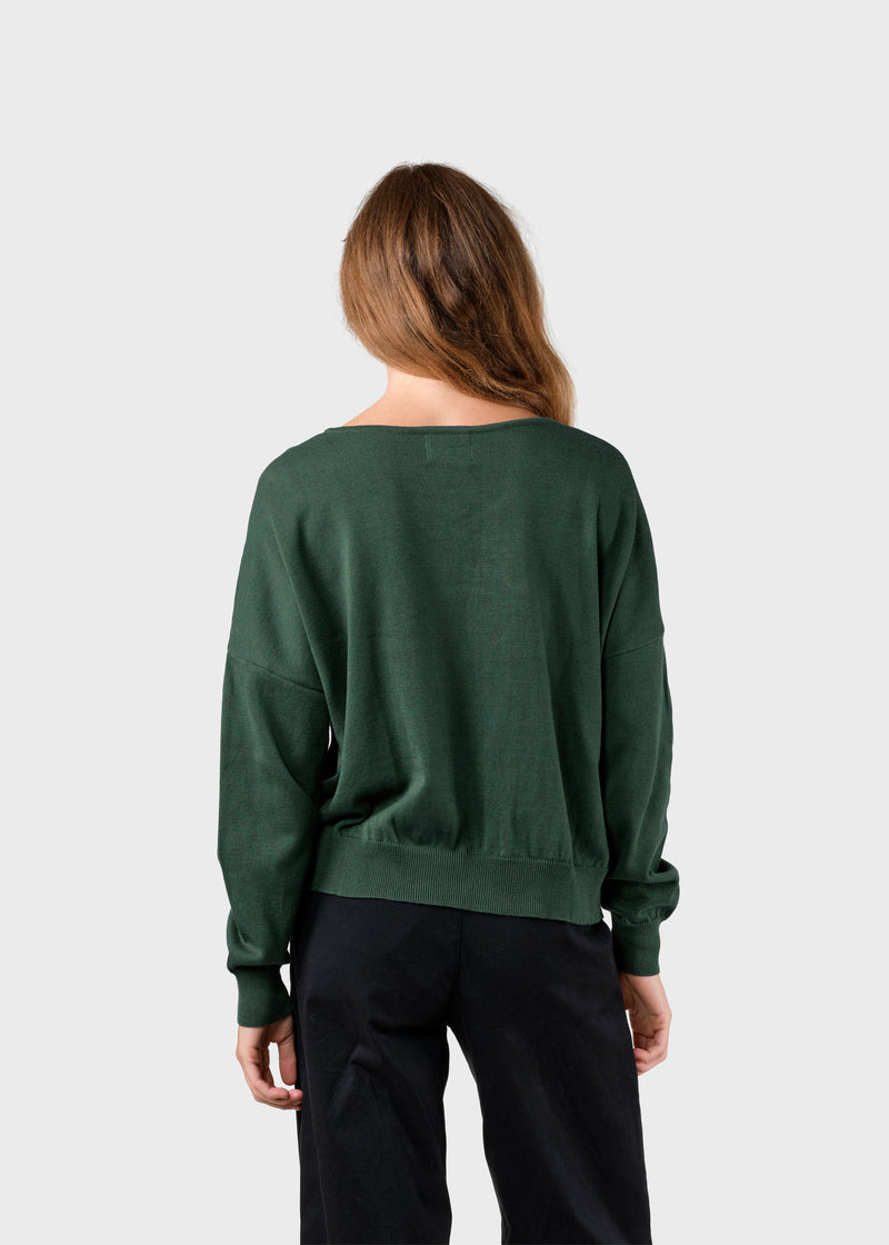 Klitmøller Collective ApS Randi knit Knitted sweaters Moss Green