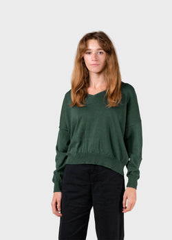 Klitmøller Collective ApS Randi knit Knitted sweaters Moss Green