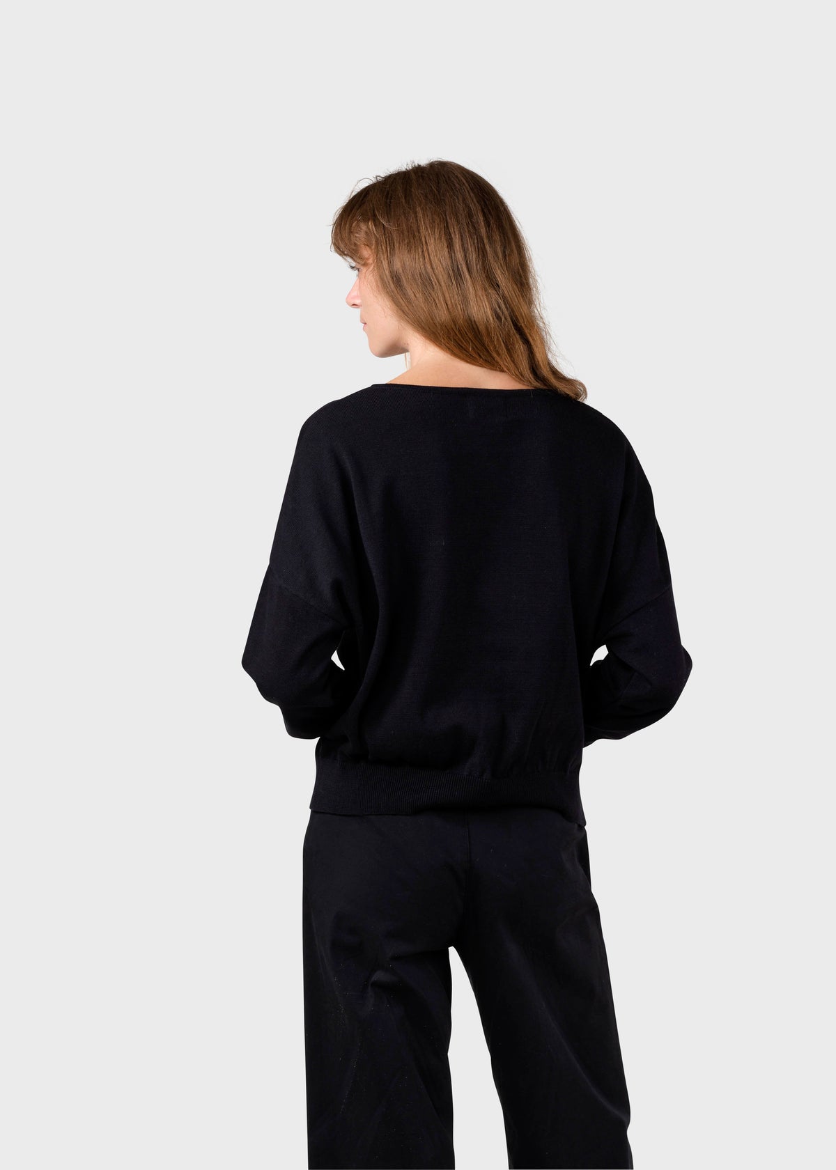 Klitmøller Collective ApS Randi knit Knitted sweaters Black