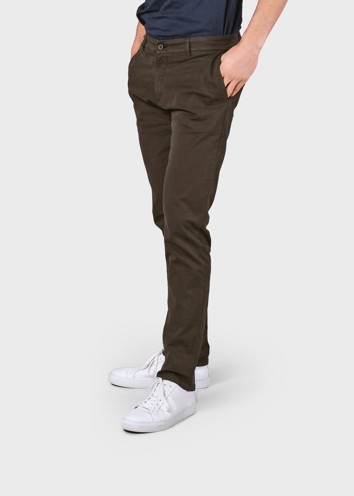 Klitmøller Collective ApS Ras twill chinos Pants Olive