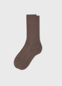 Klitmøller Collective ApS Raw cotton sock Socks Taupe