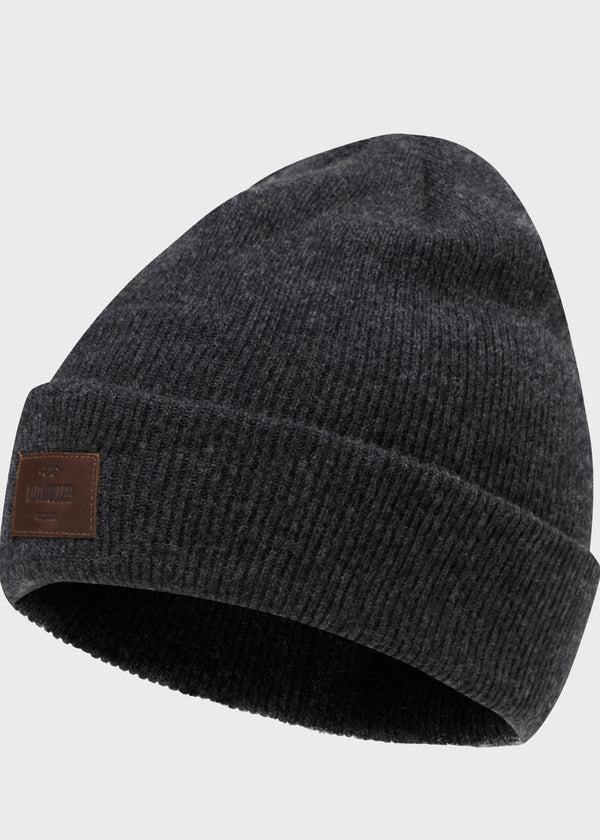 Klitmøller Collective ApS Rib beanie Beanies Anthracite