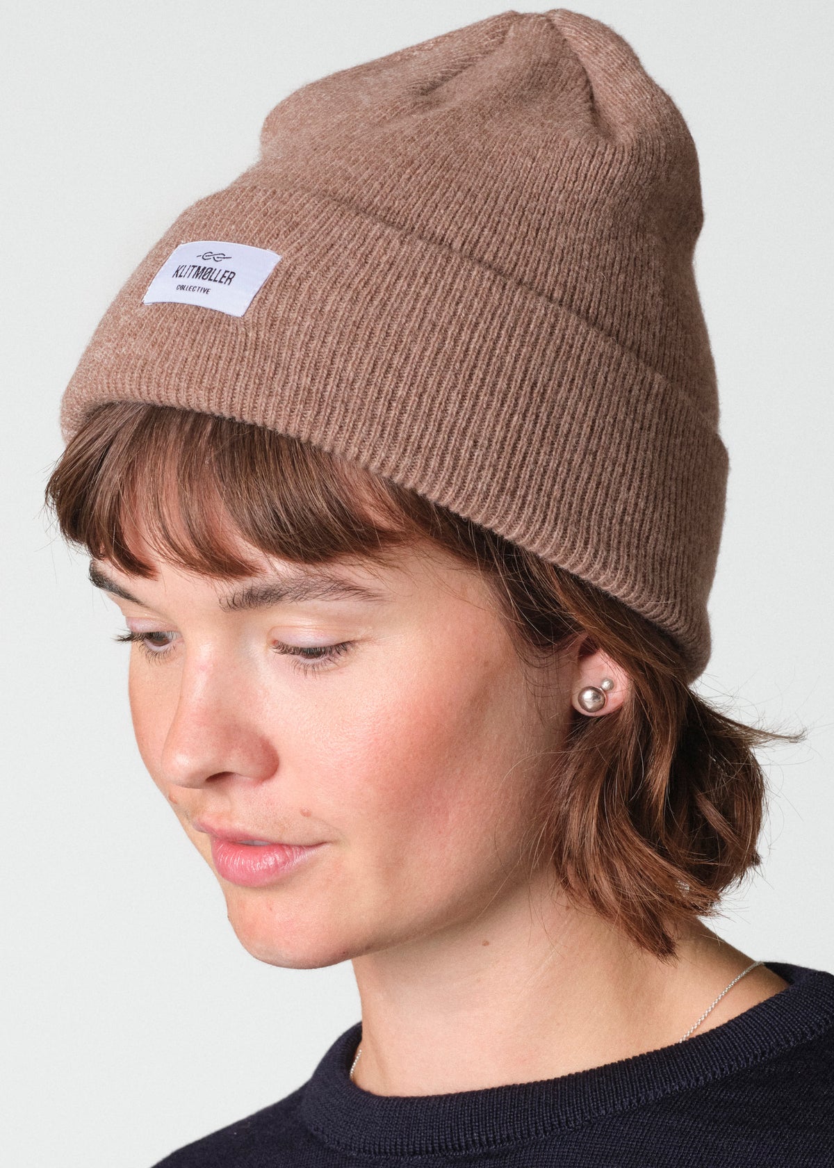 Klitmøller Collective ApS Rib beanie Beanies Cashew
