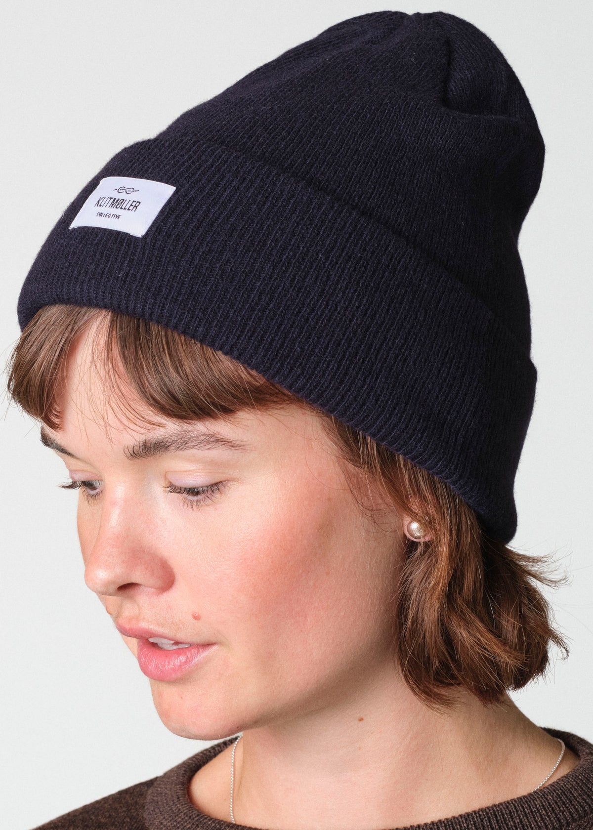 Klitmøller Collective ApS Rib beanie Beanies Navy