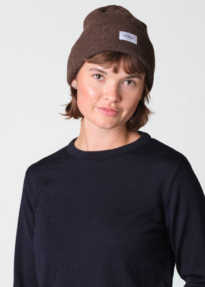 Klitmøller Collective ApS Rib beanie Beanies Taupe